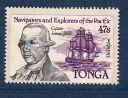 Tonga, **, Yv 556, Mi 870, SG 862, Samuel Wallis Et Le "Dolphin ", - Tonga (1970-...)