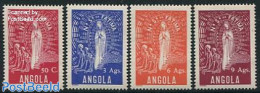 Angola 1948 Maria Of Fatima 4v, Mint NH, Religion - Religion - Angola
