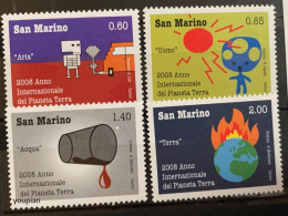 San Marino 2008, International Year Of Planets And Earth, MNH Stamps Set - Nuevos