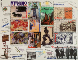 San Marino 2009, 100 Years Futuristic Manifest Of Filippo Tommaso Marinetti, MNH Unusual S/S - Unused Stamps