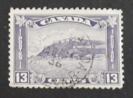 CANADA YT 167 OBLITÉRÉ "ANCIENNE CITADELLE DE QUEBEC" ANNÉES 1932/1933 - Oblitérés