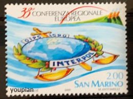 San Marino 2009, Conference Of INTERPOL, MNH Single Stamp - Unused Stamps