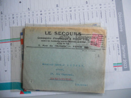 Lettre En-tête : Le Secours Avec Timbre Perforé - Brieven En Documenten