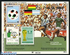 Bolivia 1988 World Cup Football S/s, Mint NH, Sport - Football - Bolivia