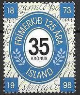 Islande 1998 N°848 Neuf 125 Ans Du Timbre Islandais - Ungebraucht