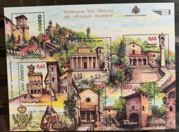 San Marino 2011, Sightseeings In San Marino, MNH S/S - Unused Stamps