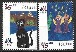 Islande 1998 N°853/854 Neufs Noël - Ungebraucht