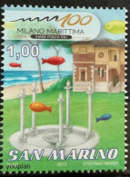 San Marino 2012, 100 Years Milano Marittima Spa, MNH Single Stamp - Nuevos