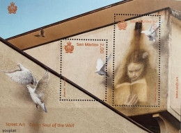 San Marino 2016, Art Soul Of Wall By Eron, MNH S/S - Ungebraucht