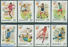 Rwanda 1982 World Cup Football Spain 8v, Mint NH, Sport - Football - Otros & Sin Clasificación
