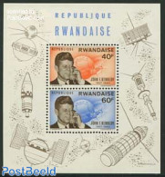 Rwanda 1965 J.F. Kennedy S/s, Mint NH, History - Transport - American Presidents - Space Exploration - Otros & Sin Clasificación
