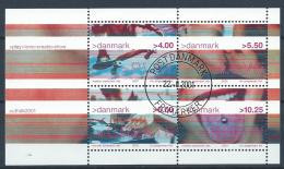 Danemark 2001 Bloc N°18  Oblitéré Culture Des Jeunes - Blocks & Sheetlets