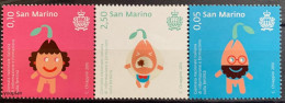 San Marino 2016, Italian Fertility Day, MNH Unusual Stamps Strip - Neufs