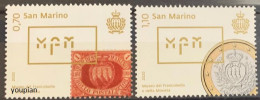 San Marino 2020, Stamp And Coin Museum, MNH Stamps Set - Neufs