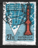 ARGENTINE. PA 112 Oblitéré De 1966. Lancement De Fusées Dans L'Antarctique. - Sonstige & Ohne Zuordnung