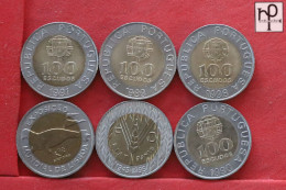 PORTUGAL  - LOT - 6 COINS - 2 SCANS  - (Nº58287) - Kiloware - Münzen