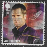 GROSSBRITANNIEN GRANDE BRETAGNE GB 2020 STAR TREK: JONATHAN ARCHER 1st USED SG 4447 MI 4689 YT 5099 SC 4049 - Gebraucht