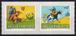 Zumst.1449-1450 /Mi 2277 - 2278 Schweiz   2012, 22. Nov. Der Kleine Indianer Yakari Postfrisch/**/MNH - Unused Stamps