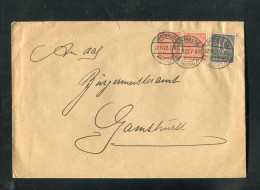 "DEUTSCHES REICH" 1922, Dienstbrief MiF Stegstempel "OFFENBURG" (50112) - Officials