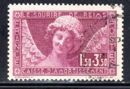 N° 256 (Sourire De Reims) Oblitéré SUPERBE: COTE= 100 € - 1927-31 Cassa Di Ammortamento