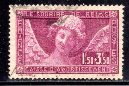 N° 256 (Sourire De Reims) Oblitéré TB: COTE= 100 € - 1927-31 Sinking Fund