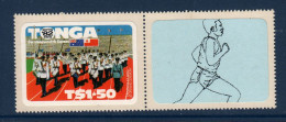 Tonga, **, Yv 516, Mi 832, SG 824, Jeux Du Commonwealth 82, Musique De La Police De Tonga à La Cérémonie D'ouverture - Tonga (1970-...)