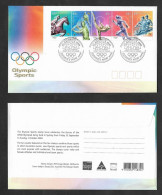 SE)2000 AUSTRALIA, SYDNEY OLYMPIC GAMES, EQUESTRIAN, TENNIS, RHYTHMIC GYMNASTICS, ATHLETICS, ROWING, FDC - Used Stamps