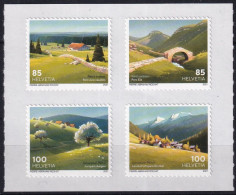 Zumst.1837-1840 / MiNr. 2719 - 2722 Schweiz 2021, Regionale Naturparks Von Nationaler Bedeutung - Postfrisch/**/MNH - Ongebruikt