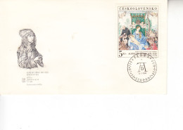 CECOSLOVACCHIA  1968 - Yvert  1653  Arte - Storia Postale