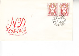 CECOSLOVACCHIA  1968 - Yvert  1626 - Teatro Praga - Covers & Documents