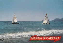 U5416 Marina Di Carrara - Panorama Del Mare - Barche Boats Bateaux / Viaggiata 1981 - Carrara