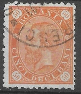 Romania VFU 1890 Better Dark Orange And Perf - Gebruikt