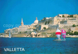 72775667 Valletta Malta Segelbote Panorama Valletta Malta - Malta