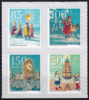 Zumst. 1841-1844 /  MiNr. 2740 - 2743 Schweiz 2021, 11. Nov. Weihnachten: Brauchtum - Postfrisch/**/MNH - Nuovi