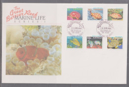 Australia 1984 Marine Life Big First Day Cover- Glenelg SA 5045 - Briefe U. Dokumente