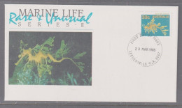 Australia 1985 Leafy Sea Dragon First Day Cover- Leederville WA - Briefe U. Dokumente