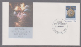 Australia 1985 Queen's Birthday First Day Cover- Glenside SA - Cartas & Documentos