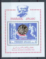 Sharjah 1968 Mi Block 44A MNH OLYMPICS - Summer 1968: Mexico City