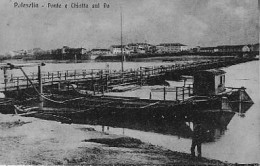 Polesella (Rovigo) - Ponte E Chiatta Sul Po - Timbri Postali Del 1919 E Del 1921 - Piazza V. Emanuele - Rovigo