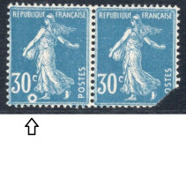 190**/MNH Paire (normal Def) LA SEMEUSE JOUE AU FOOT !! Exceptionnel A.L. Signé Calves. - Unused Stamps