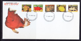 Australia 1985 Marine Life First Day Cover - Melbourne Philatelic - Storia Postale