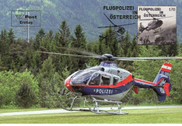 Austria 2016 - Flugpolizei In Österreich Carte Maximum - Cartas Máxima