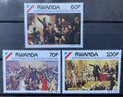 RWANDA -  MNG - 1989 - # 1421/1424  3 VALUES - Neufs