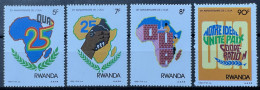 RWANDA -  MNG - 1988 - # 1398/1401 - Neufs