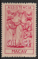 MACAU MACAO – 1953 Our Lady Of Mercy 50 Avos Mint Stamp - Nuovi