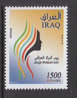 2013 Iraq Women’s Day Stylised Silhouette Complete Set Of 1 MNH - Iraq