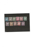Taxe N° 1 A 11 ** Charnières Légères - Unused Stamps