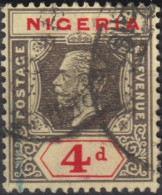 1915  GB>Nigeria (...-1960) ° Mi:NG 6ax, Sn:NG 6, Yt:NG 6, King George V - Die I - Nigeria (...-1960)