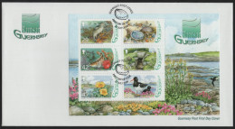 Guernsey 2006 FDC Sc 917a Flora And Fauna L'Eree Wetlands Sheet Of 6 - Guernesey