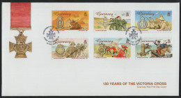 Guernsey 2006 FDC Sc 886-991 150 Years Of The Victoria Cross - Guernesey